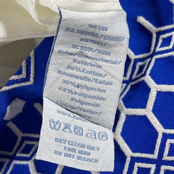 BODEN Skirt Women Size 8L Grosgrain Ribbon Waist Cotton Embroidered Pencil Midi - Picture 8 of 10